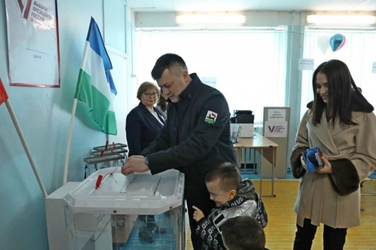 Ратмир Мавлиев проголосовал на выборах президента России