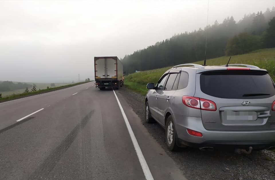 В Башкирии пешехода дважды сбили грузовик и легковушка