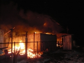 В садовом товариществе «Локомотив» произошел пожар 