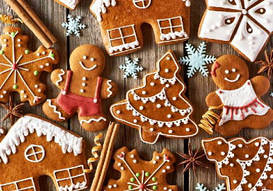 Традиционный рецепт на Рождество - имбирное печенье