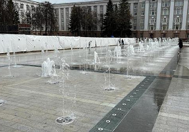 В Уфе начали работать 25 фонтанов