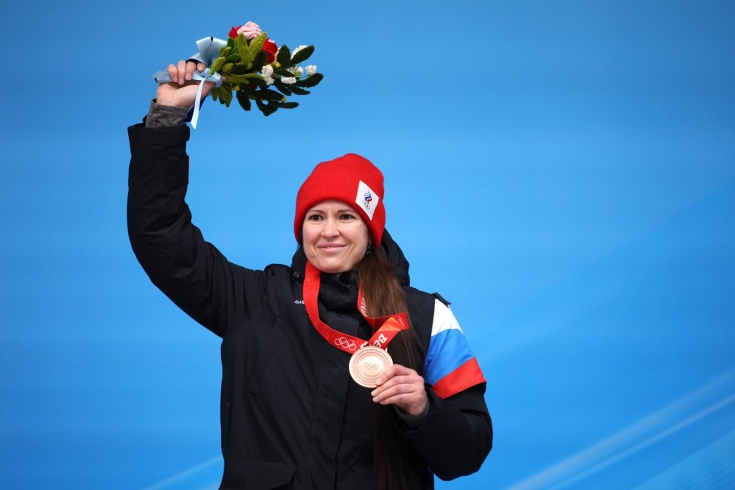 Российская саночница завоевала бронзовую медаль