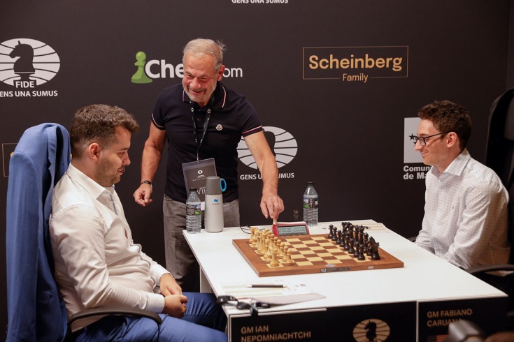 Ян Непомнящий дважды сыграл вничью на турнире претендентов за шахматную корону