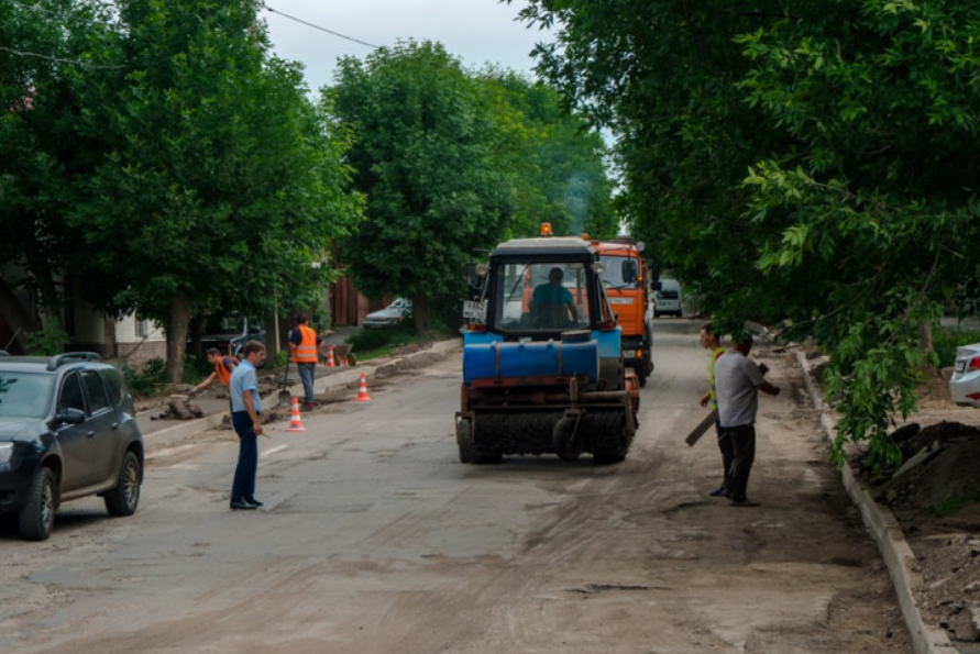 В Уфе продолжают ремонтировать объекты проекта "Улицы Победы"