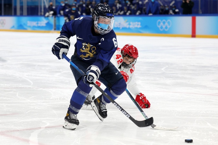 Женская сборная России по хоккею уступила команде Финляндии на Олимпиаде в Пекине