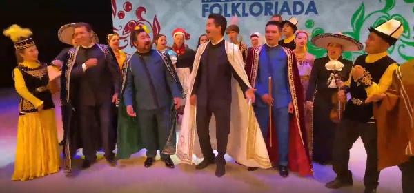 Гости Фольклориады записали на башкирском языке песню «Беҙҙең ил»