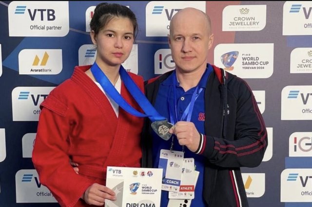 Алия Мухаметьянова - серебряный призер Кубка мира по самбо