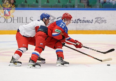 Молодежная сборная России по хоккею выиграла у сборной Чехии