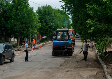 В Уфе продолжают ремонтировать объекты проекта "Улицы Победы"