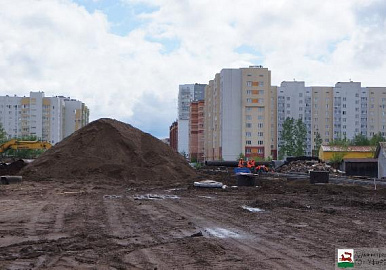 В микрорайоне Инорс продолжают строительство улицы Георгия Мушникова