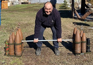 На всероссийском турнире силачей в Уфе «Кубок Победы» будут использовать артиллерийские снаряды
